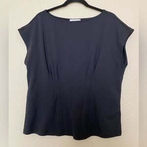 Nine West Classic Black Blouse Size XL